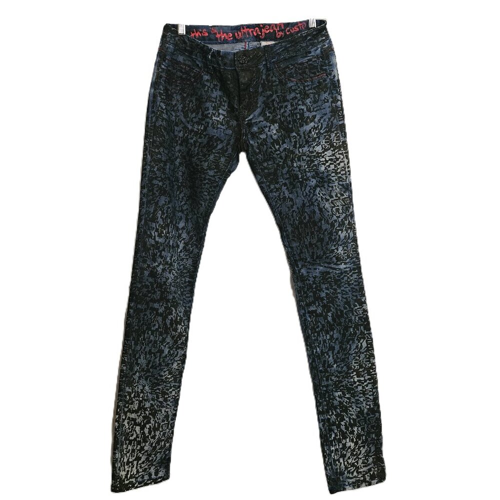 CUSTO BARCELONA All Over Print Skinny Ultra Jean Size 28